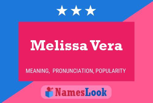 Poster del nome Melissa Vera