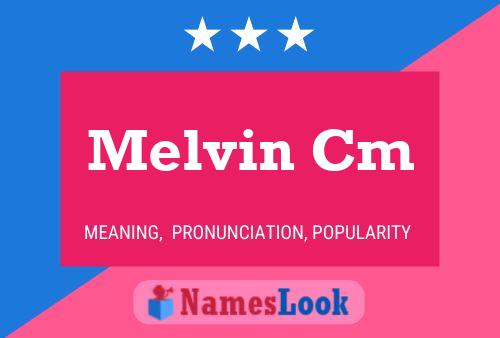 Poster del nome Melvin Cm