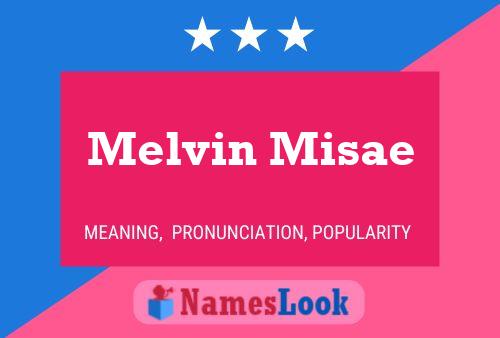 Poster del nome Melvin Misae