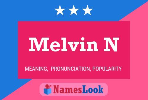 Poster del nome Melvin N