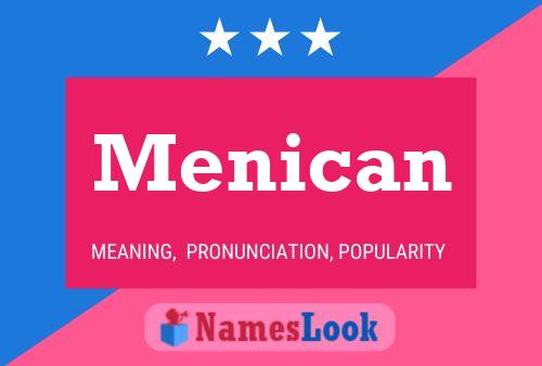 Poster del nome Menican