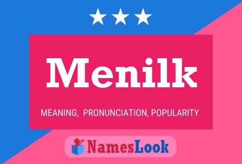 Poster del nome Menilk