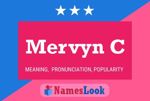 Poster del nome Mervyn C