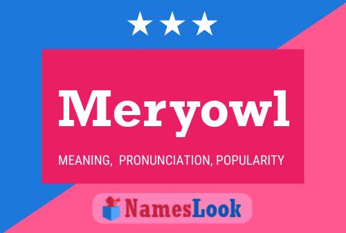 Poster del nome Meryowl