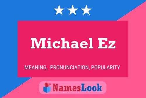 Poster del nome Michael Ez