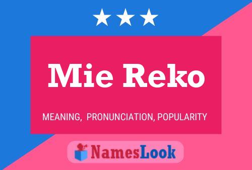 Poster del nome Mie Reko