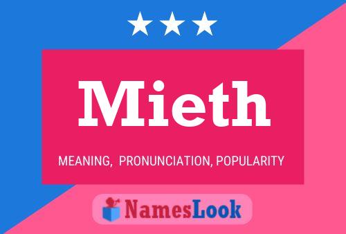 Poster del nome Mieth