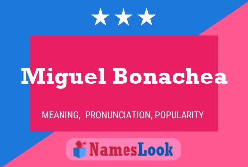 Poster del nome Miguel Bonachea