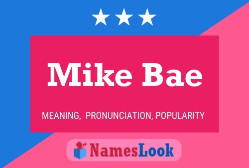 Poster del nome Mike Bae