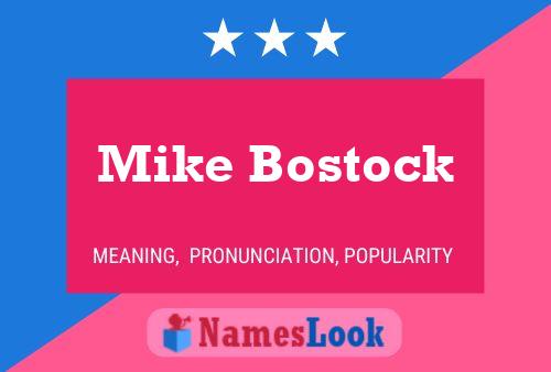 Poster del nome Mike Bostock