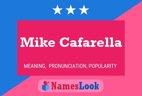 Poster del nome Mike Cafarella