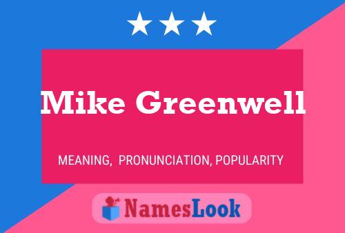 Poster del nome Mike Greenwell