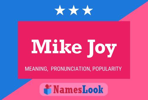 Poster del nome Mike Joy