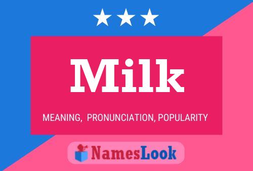 Poster del nome Milk