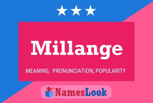 Poster del nome Millange