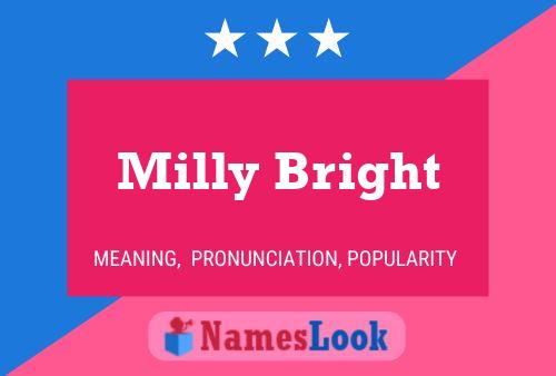 Poster del nome Milly Bright