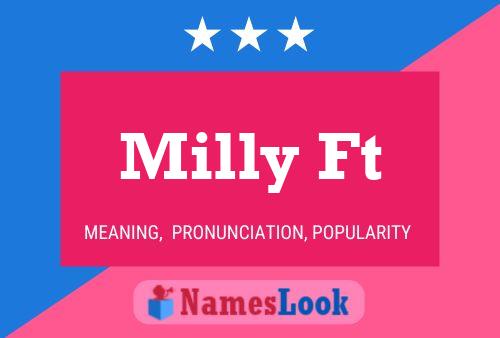 Poster del nome Milly Ft