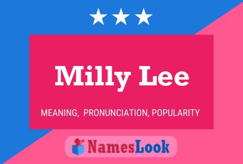 Poster del nome Milly Lee