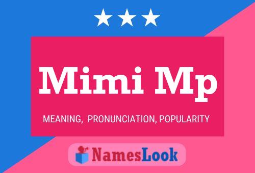 Poster del nome Mimi Mp