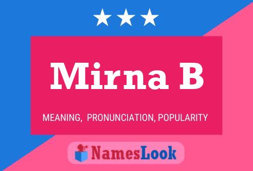 Poster del nome Mirna B