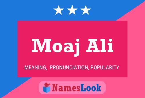 Poster del nome Moaj Ali