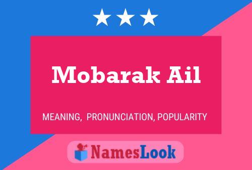 Poster del nome Mobarak Ail