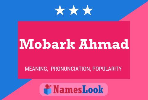 Poster del nome Mobark Ahmad