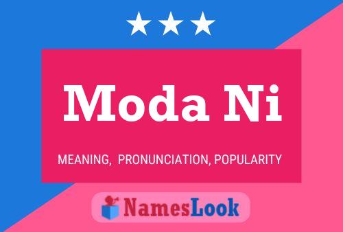 Poster del nome Moda Ni