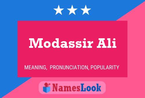 Poster del nome Modassir Ali