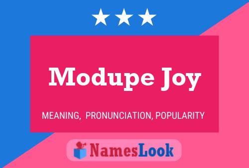 Poster del nome Modupe Joy