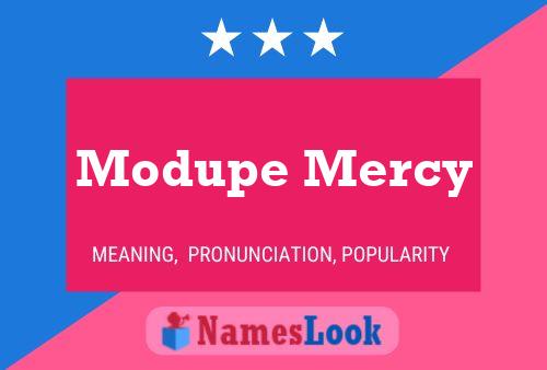 Poster del nome Modupe Mercy