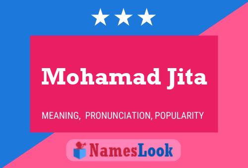 Poster del nome Mohamad Jita