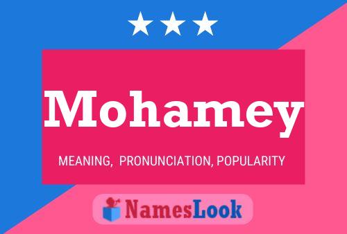 Poster del nome Mohamey