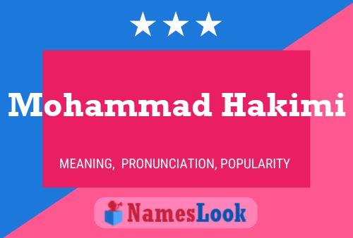 Poster del nome Mohammad Hakimi