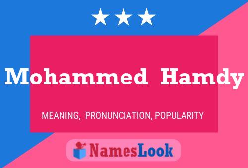 Poster del nome Mohammed  Hamdy