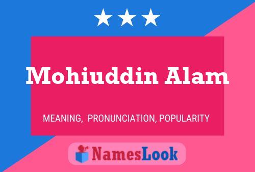 Poster del nome Mohiuddin Alam