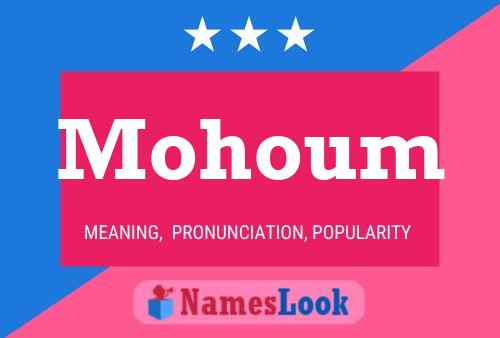 Poster del nome Mohoum