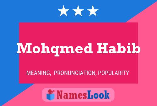 Poster del nome Mohqmed Habib