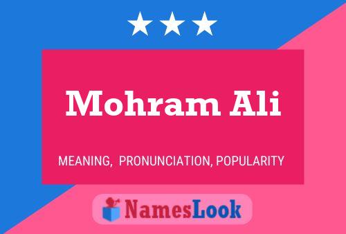 Poster del nome Mohram Ali