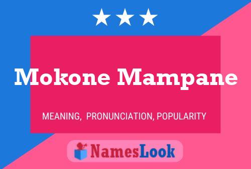 Poster del nome Mokone Mampane