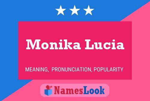 Poster del nome Monika Lucia