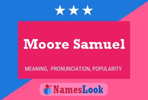 Poster del nome Moore Samuel