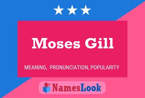 Poster del nome Moses Gill