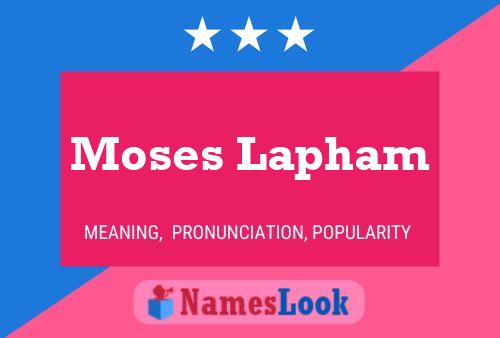 Poster del nome Moses Lapham