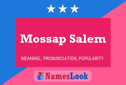 Poster del nome Mossap Salem