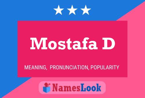 Poster del nome Mostafa D