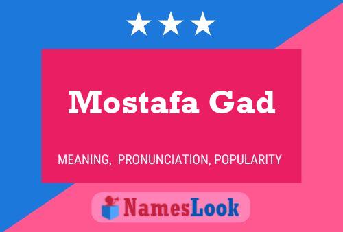 Poster del nome Mostafa Gad