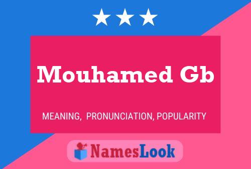 Poster del nome Mouhamed Gb