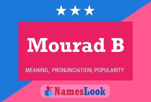 Poster del nome Mourad B