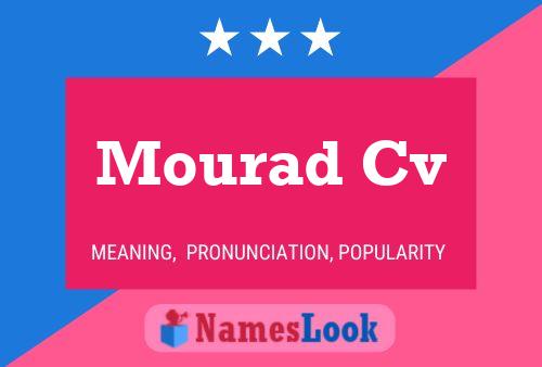 Poster del nome Mourad Cv